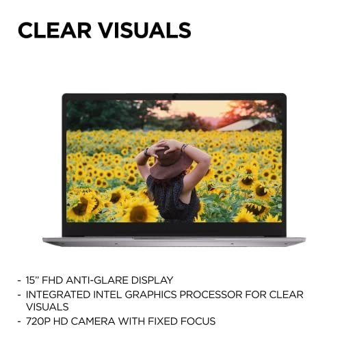 (Renewed) IdeaPad 3i 82N4000DUK-cr - 15.6'' Pentium N6000 4GB 64GB