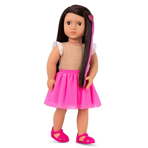 Amora Fashion Starter Doll - 18-inch Brunette Hair Brown Eyes 3 Outfits Ages 3+