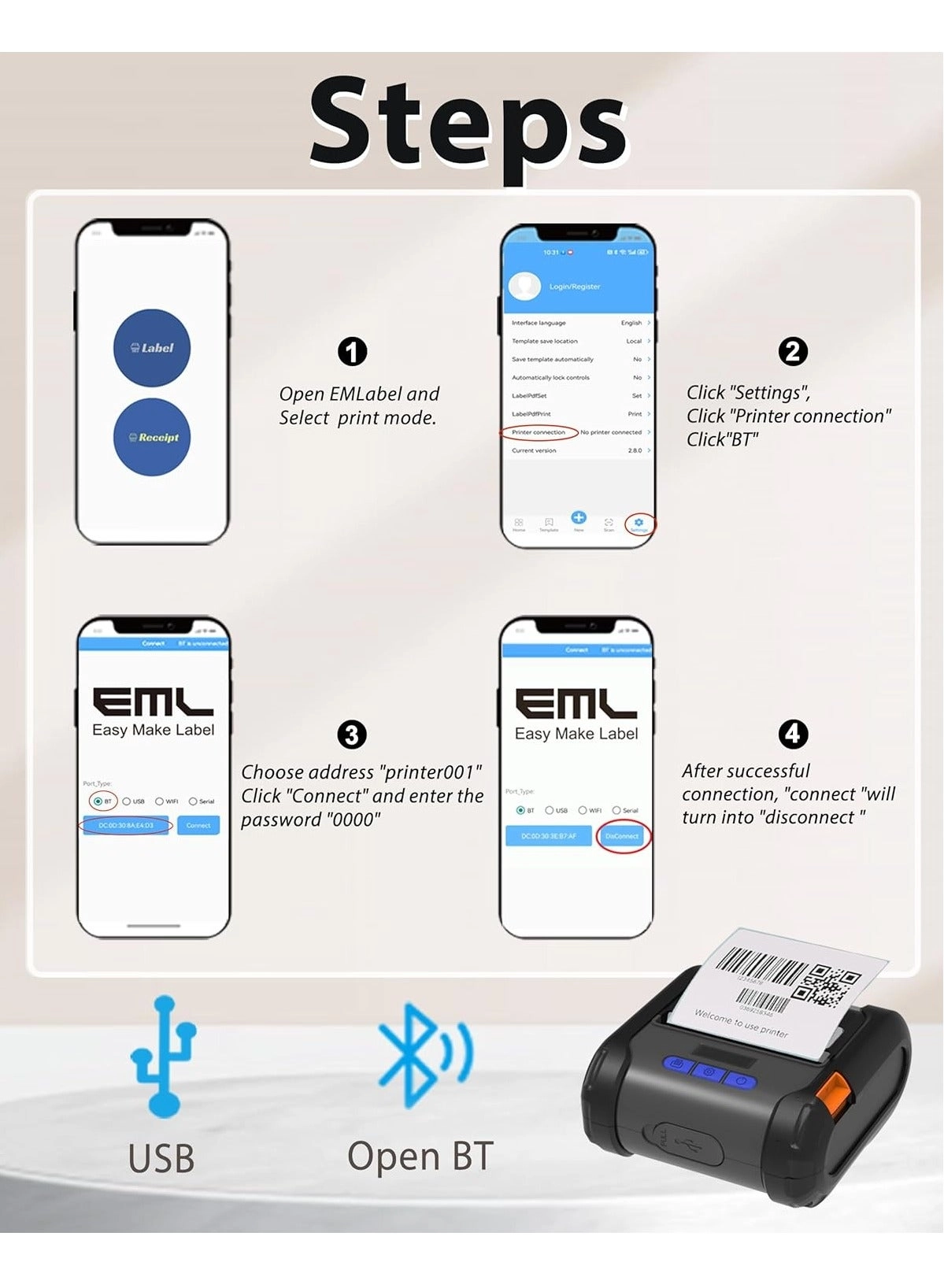 ZM04WD - Thermal 58mm/80mm