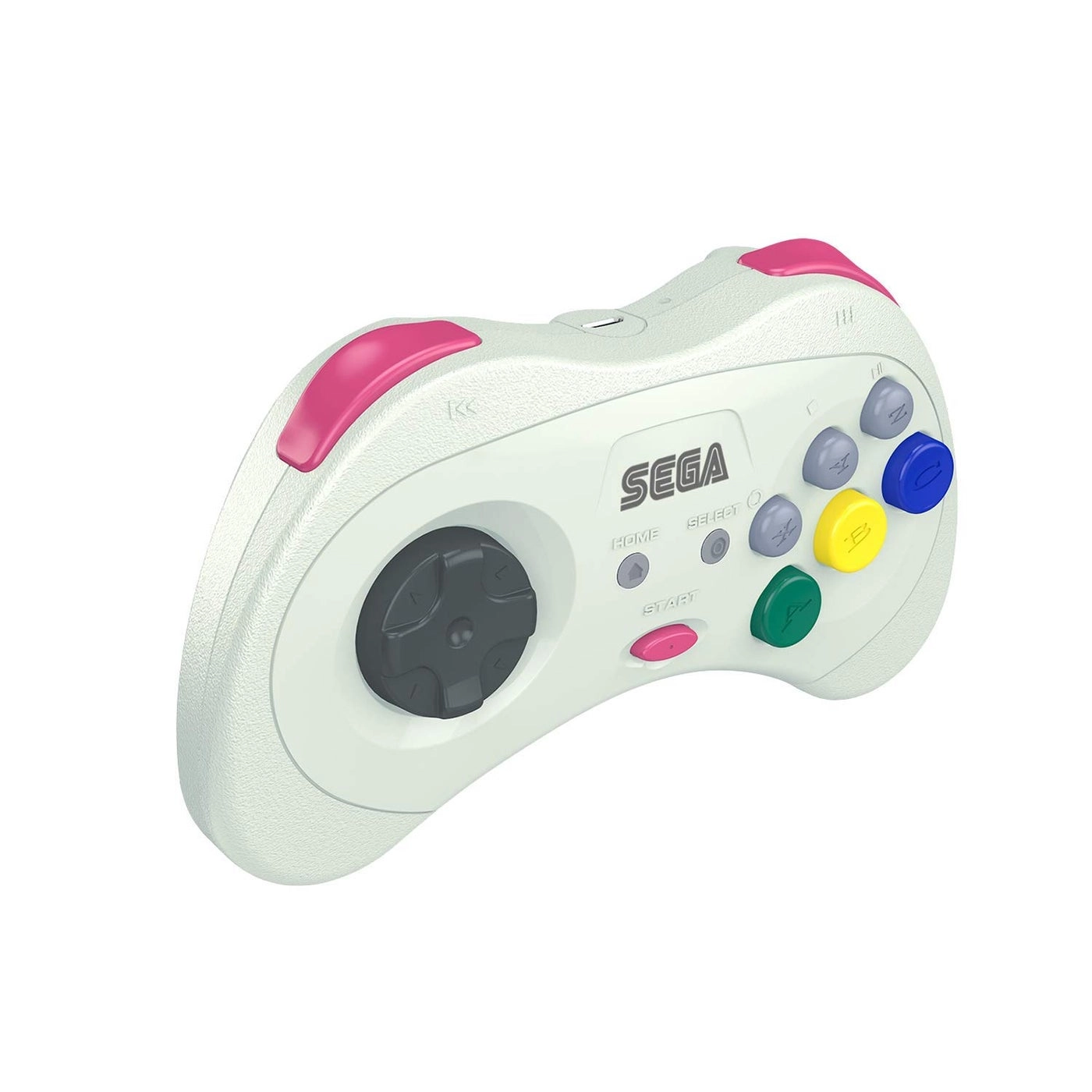 Sega Saturn Wireless Controller - White SEGA Genesis SEGA Genesis Mini PC Mac PS3 Switch