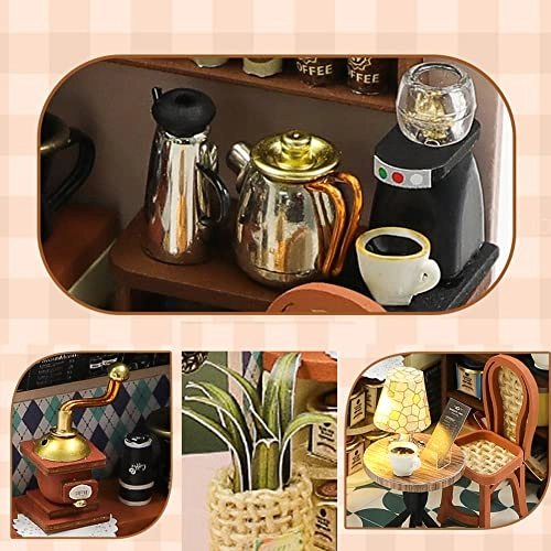 3D Wooden Puzzle Bookshelf Insert - Library of Books 1:24