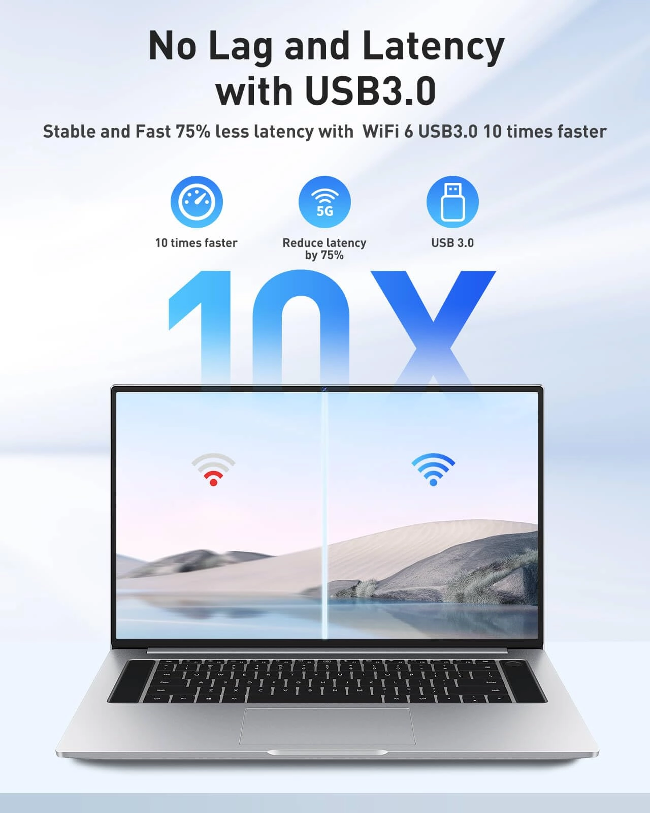 Wireless USB WiFi Adapter - Dual-band 5.8GHz 2.4GHz USB 3.0