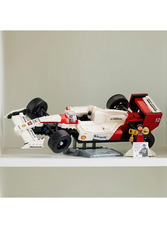 Icons McLaren Model Car MP4/4 & Ayrton Senna (10330)