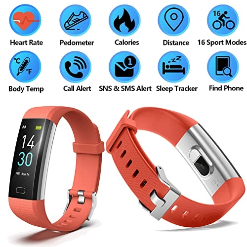 S5 - 0.96 Inch OLED IP68 Heart Rate Monitor
