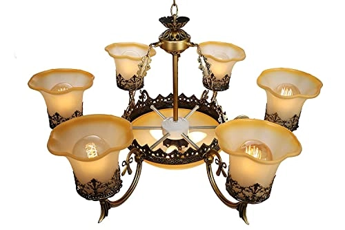 Mamba Chandelier - 600 MM 5 Tier Golden