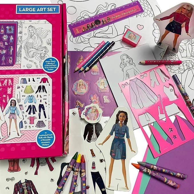 BLUEPRINT COLLECTIONS Barbie Large Art Set