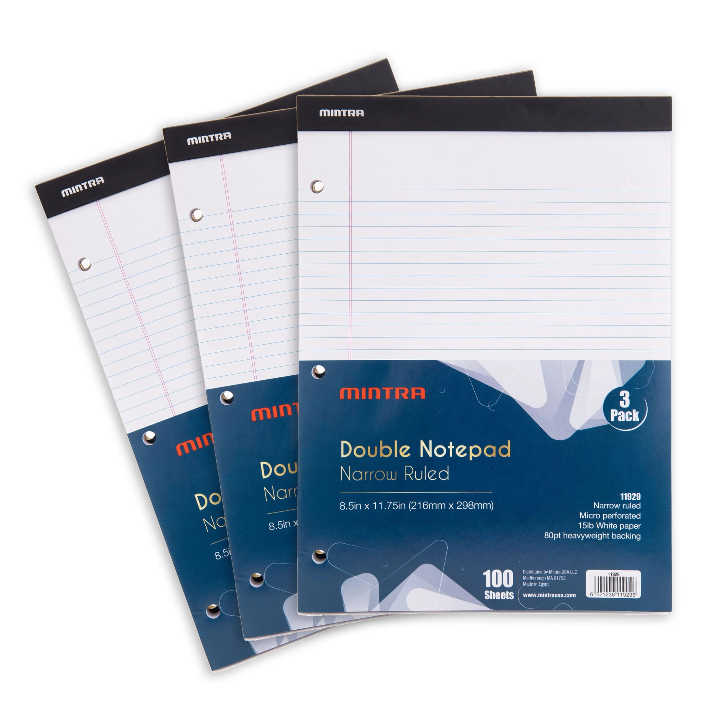 Canary Legal Pads 8.5"x11" Softcover - Lined 50 Pages
