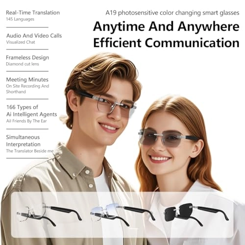 AI Translation Smart Glasses - Chat GPT DeepSeek