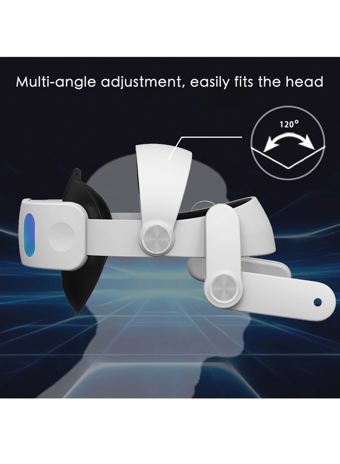 MT3 pro-VR head strap - 6000mAh Meta Quest 3