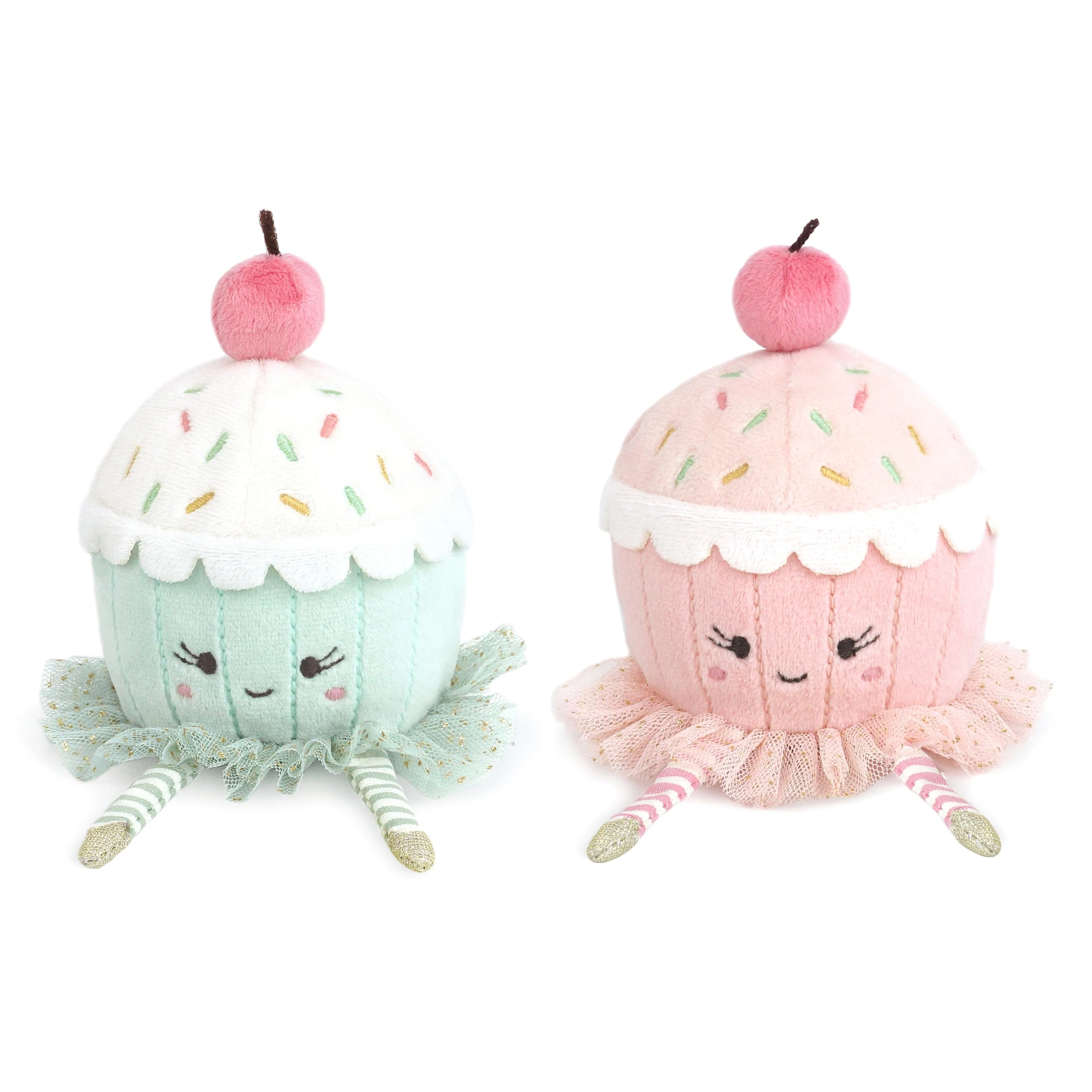 MON AMI Cupcakes Dancing Duo 15.2 cm Plush - 2-Piece