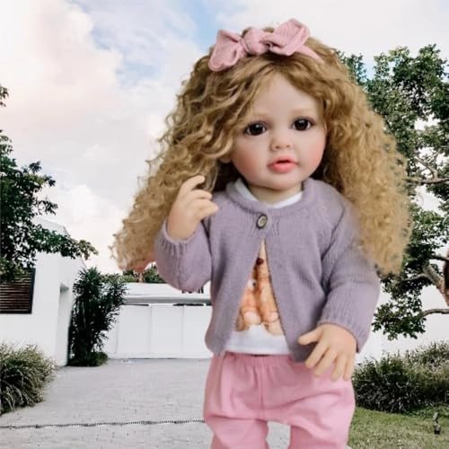 Reborn Baby Doll - 22 Inch 55cm Silicone Girl Ages 3+