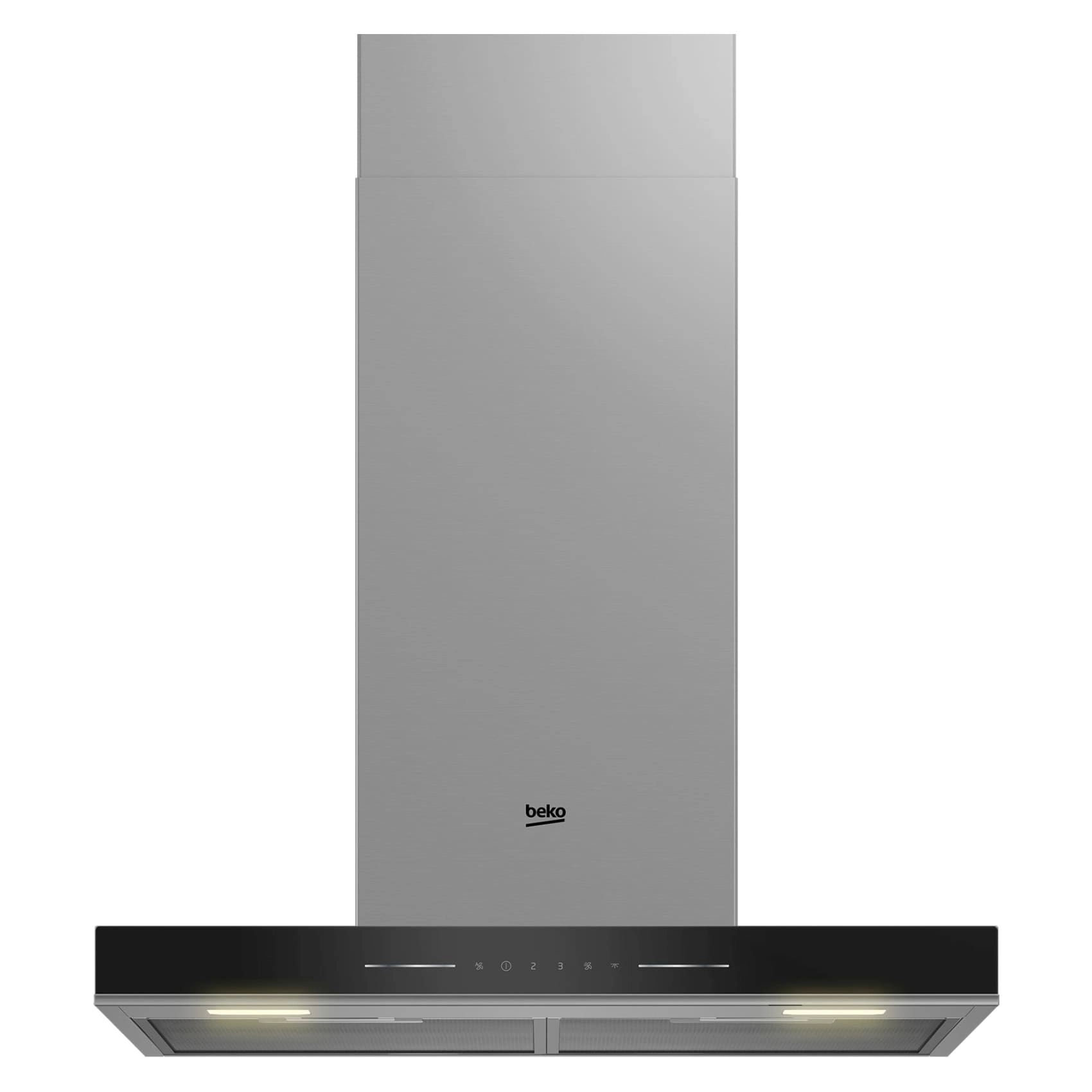 Beko BHCB66741BBHS - 60cm T-Shape Black Glass