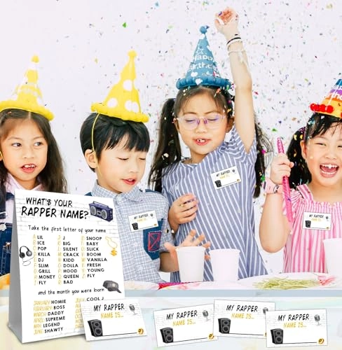 Notorious One - 1 double-sided printed sign and 30 stickers Birthday