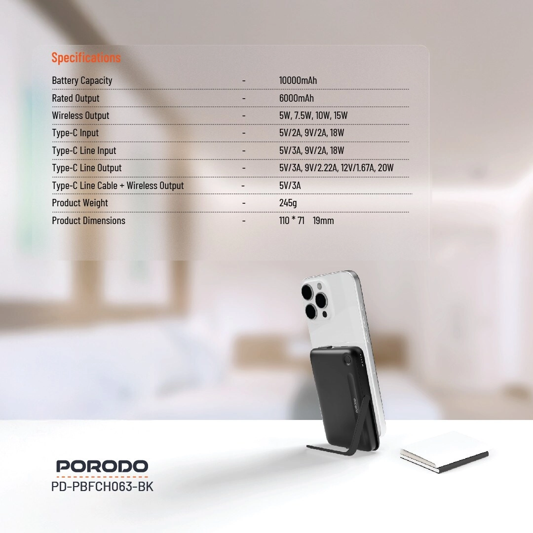 PD-PBFCH040-BK - 10000mAh 22.5W