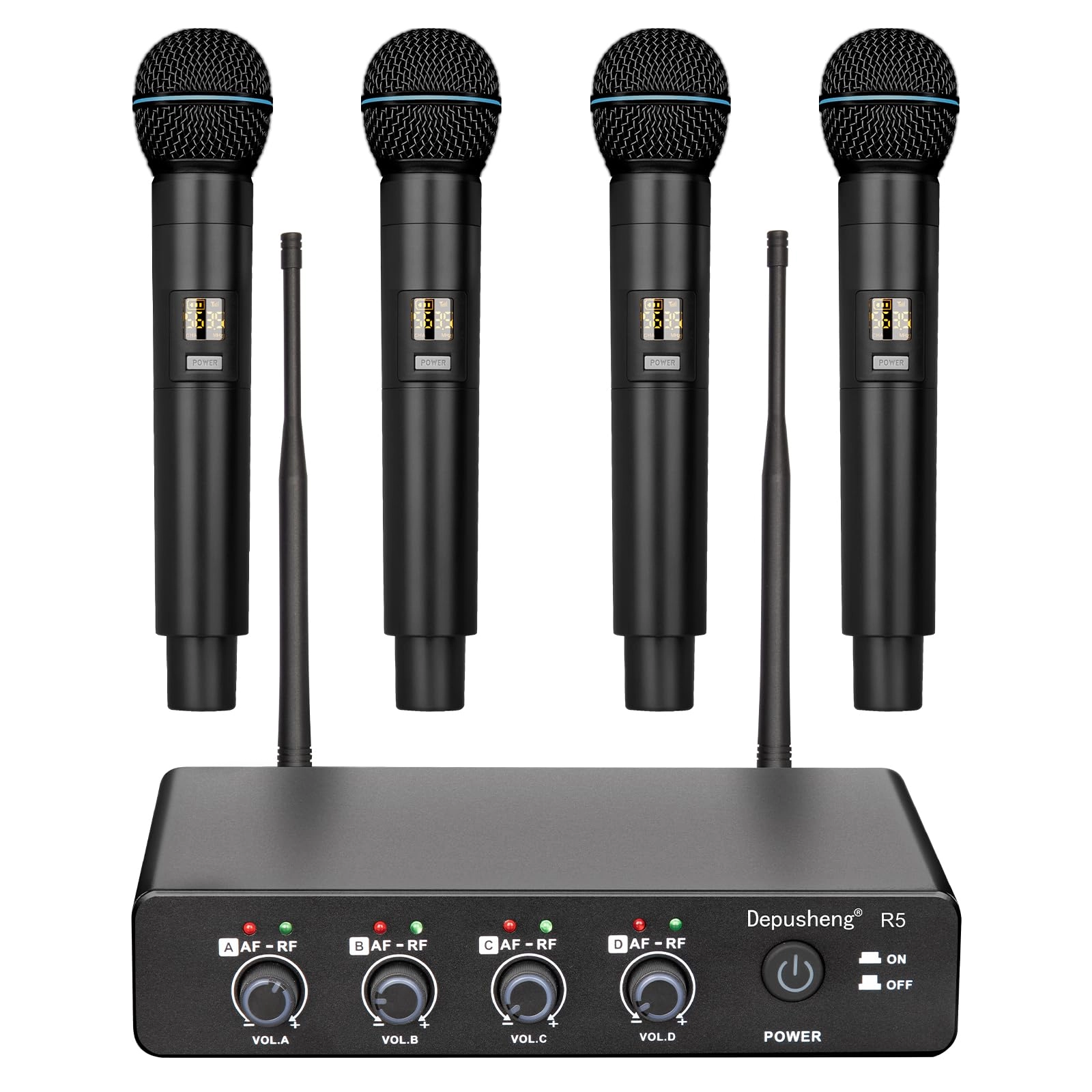 Depusheng R5 - 4 microphones UHF