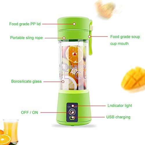 USB Juicer Bottle Blender - 150W 380ml