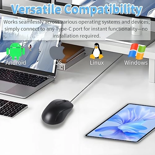 Type-C Wired Mouse - USB