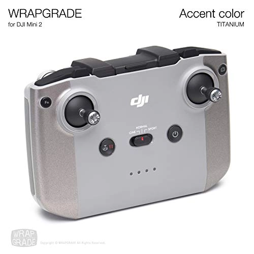 Skin Sticker Set Compatible with DJI Mini 2 - Titanium