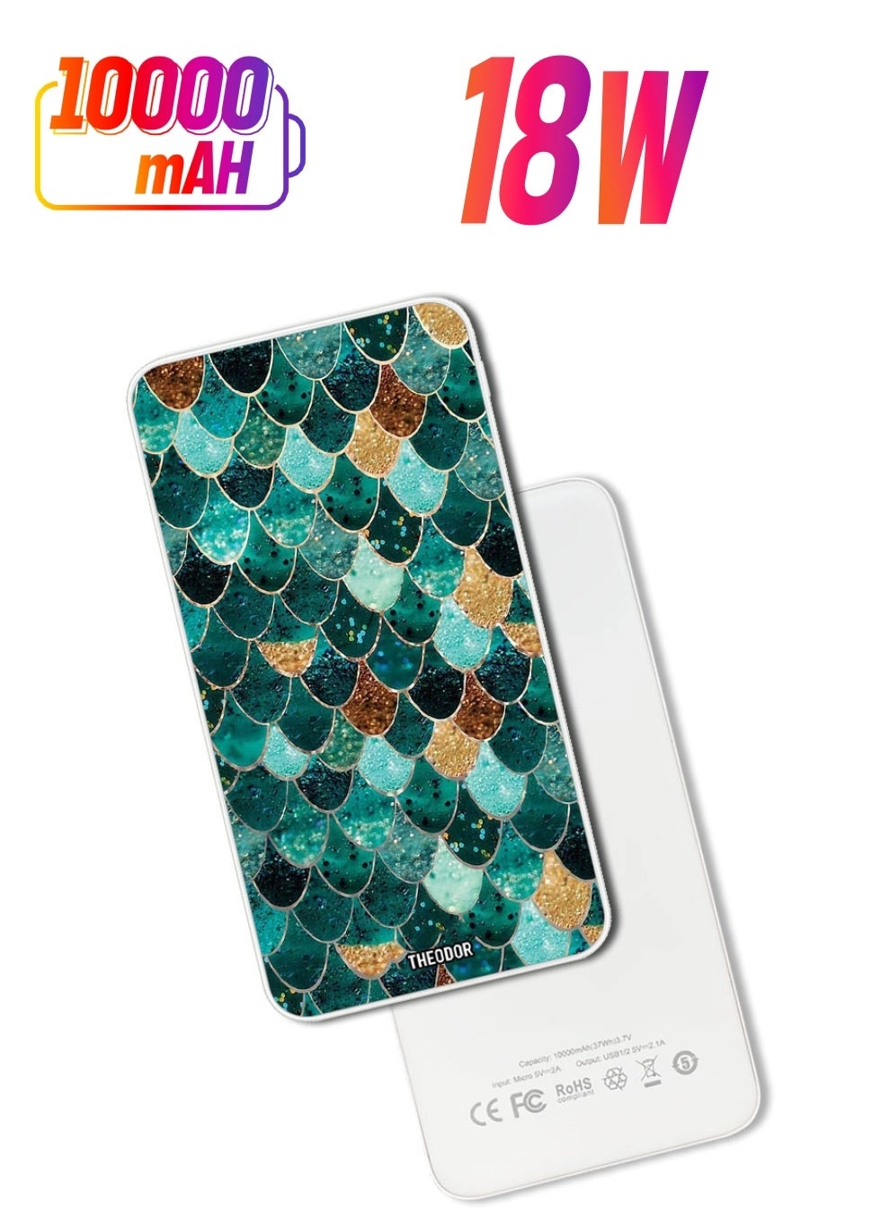 Theodor PPBA166 - 10000 Watt-hour 18W PD