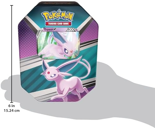 V Heroes Tin Espeon - 1 foil card 4 booster packs