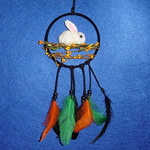 Dreamcatcher - Siderosphere, feathers, lines, wood beads.
