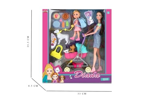 Diana Doll Set - Multicolor Boating
