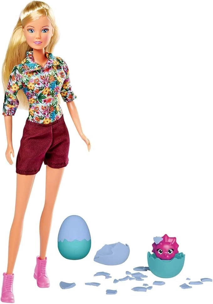 Steffi Love Dino Surprise Doll - 29 cm two dinosaur eggs Ages 3+