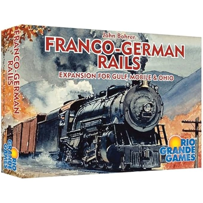 Rio Grande Games Gulf Mobile - Ohio FrancoGerman Rails Expansion