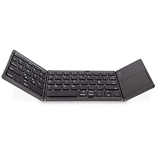 Three-fold wireless Bluetooth folding mini keyboard - Wired/Wireless