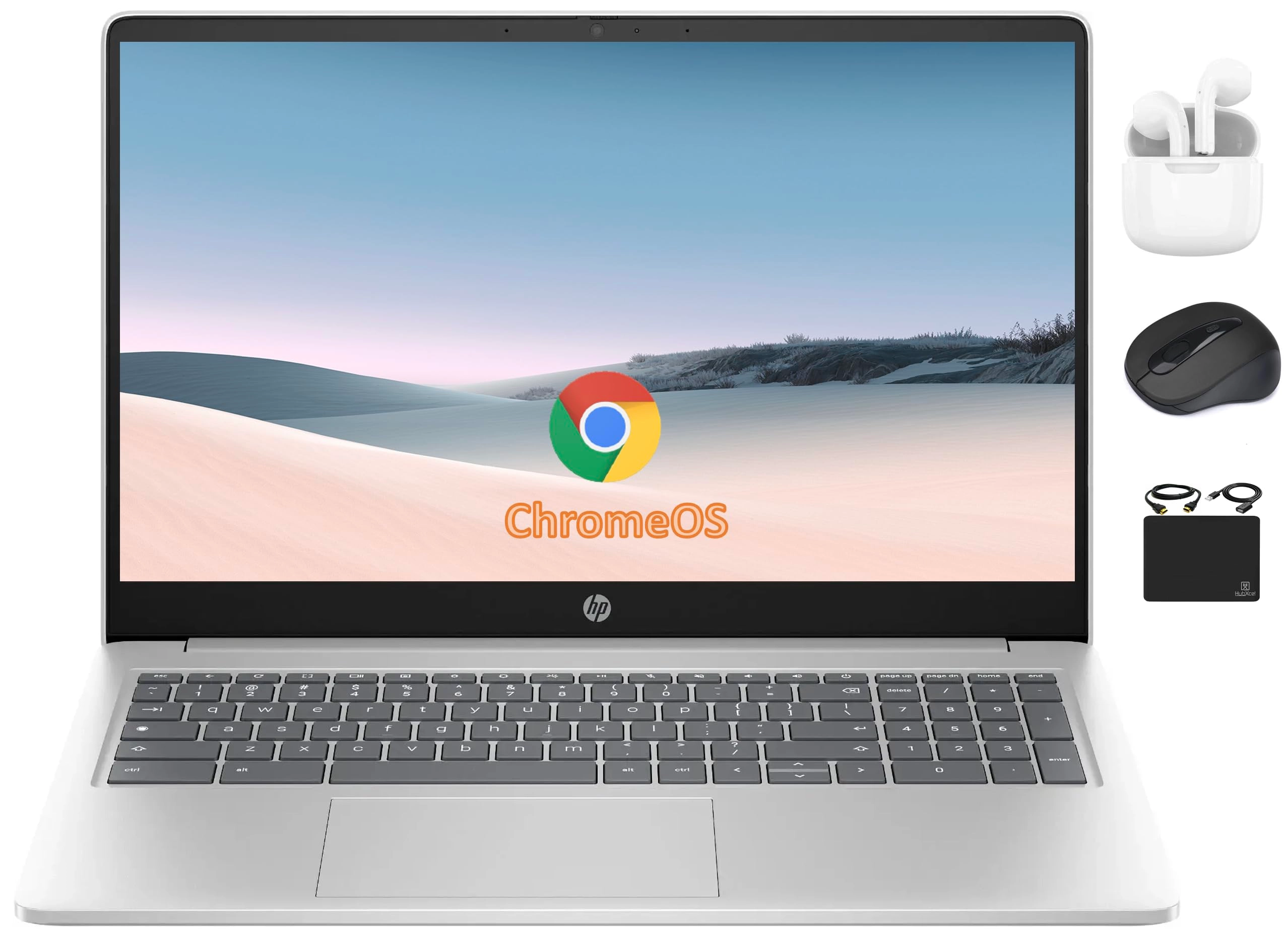 HP 2025 Flagship 15.6" Chromebook - 15.6'' N200 8GB DDR5 320GB