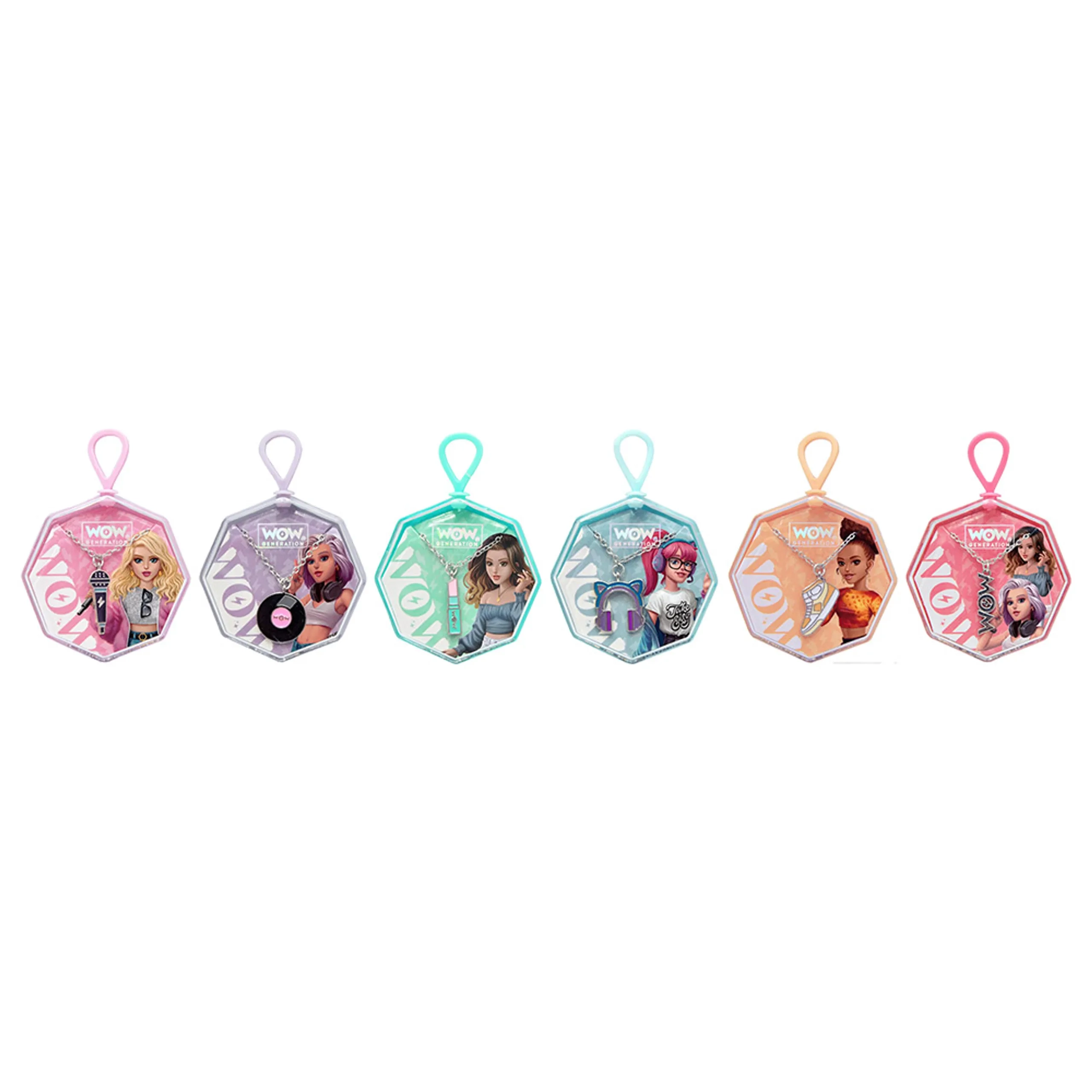 Deluxe DIY Kit - 5 Metal Charms Multi Colour