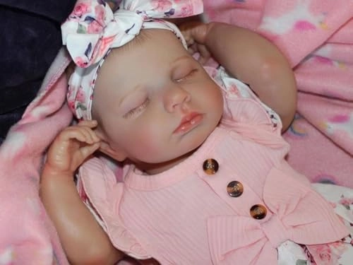 Loulou Reborn Baby Doll - 20 inch Full Body Vinyl Girl Ages 3+