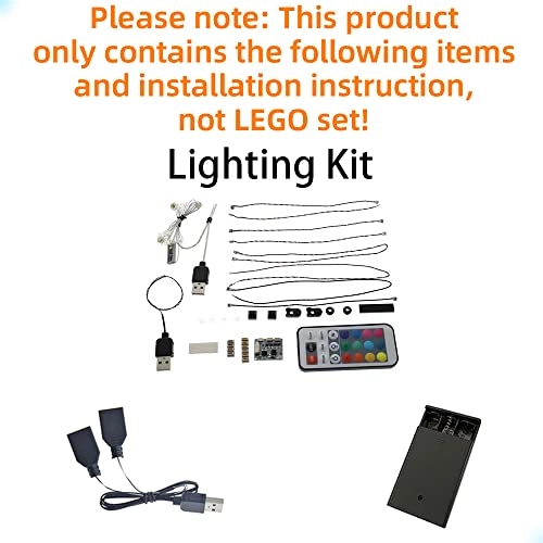 Set of Lights - Remote Control Compatible with Lego Ideas Seinfeld