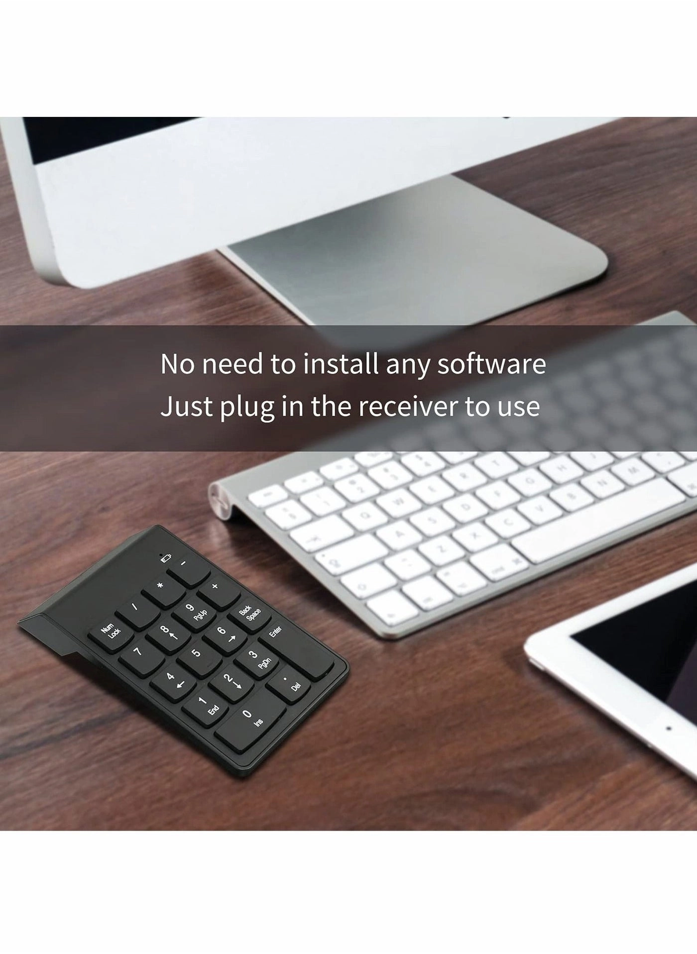 Numeric Keypad - Wireless 2.4GHz 18 keys