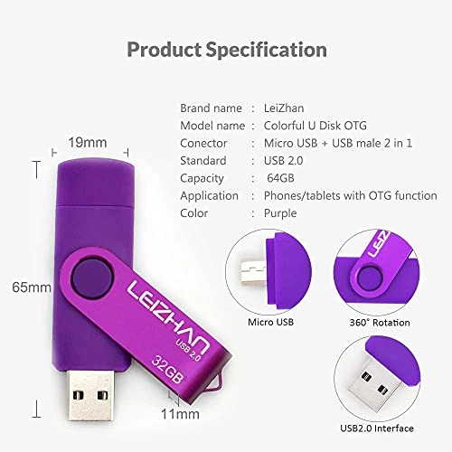 Micro USB Flash Drive - USB 2.0 Micro 32GB