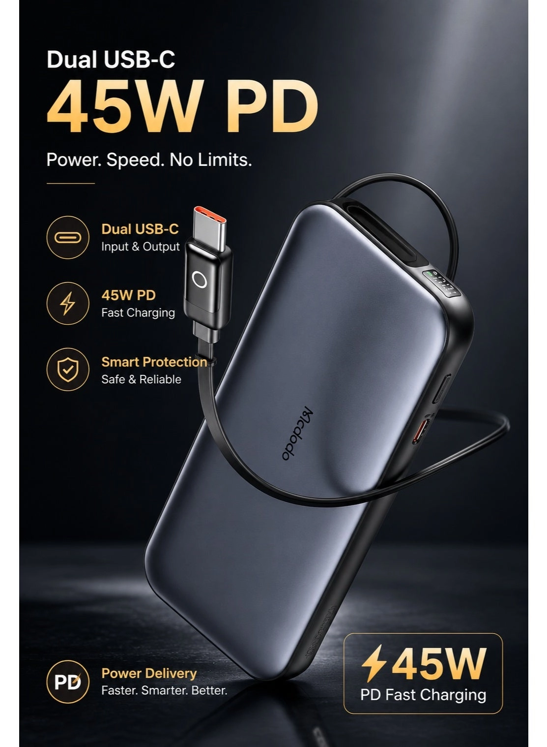 MC-5920 - 10000mAh 45W Fast Charging