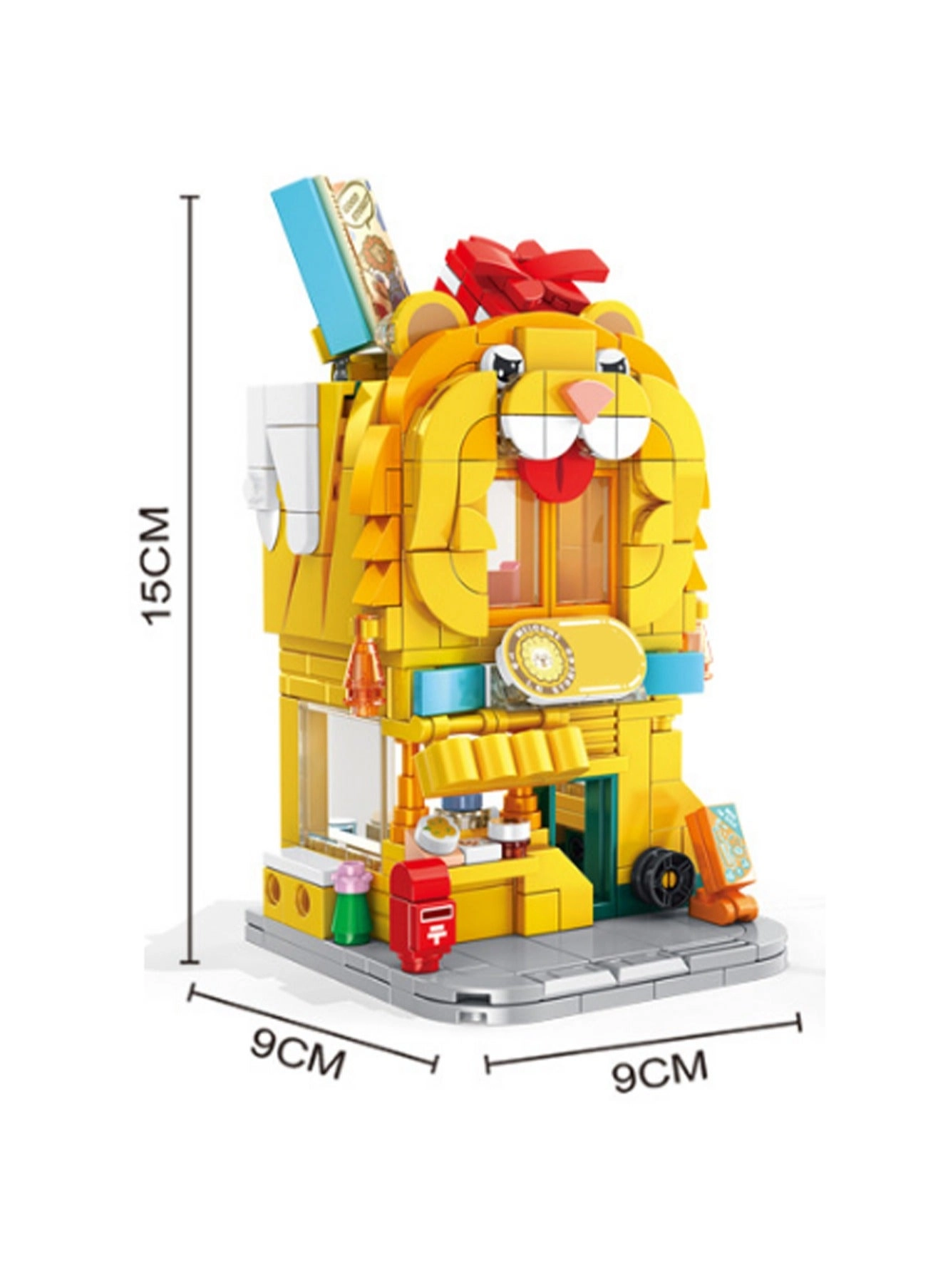 Lion Grocery Store Model Set - Building Blocks DIY Assembly