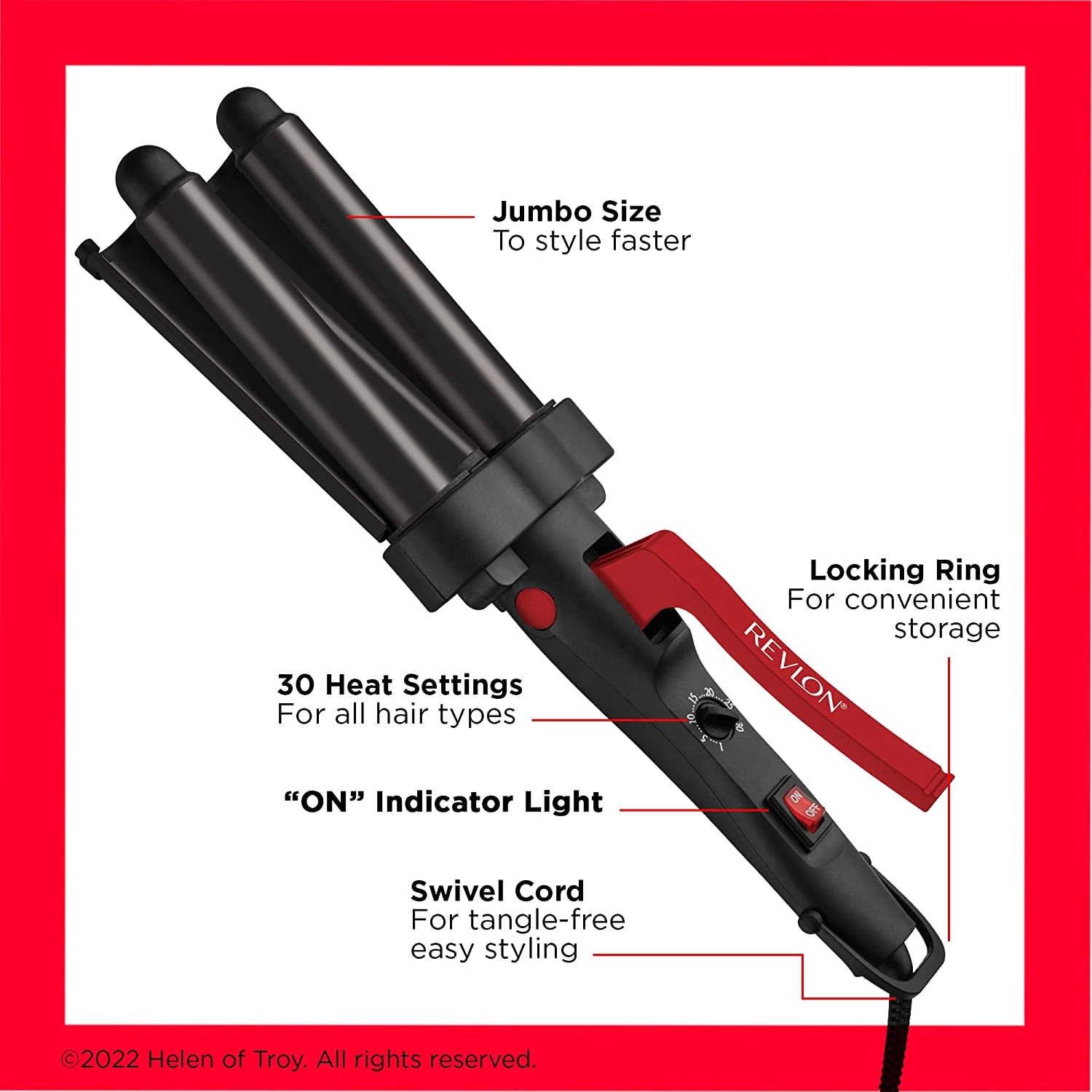 Wave Master - Jumbo Waver 30 Heat Settings