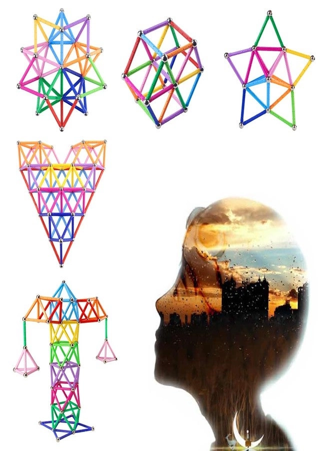 Magnetic Building Blocks - 308 pcs