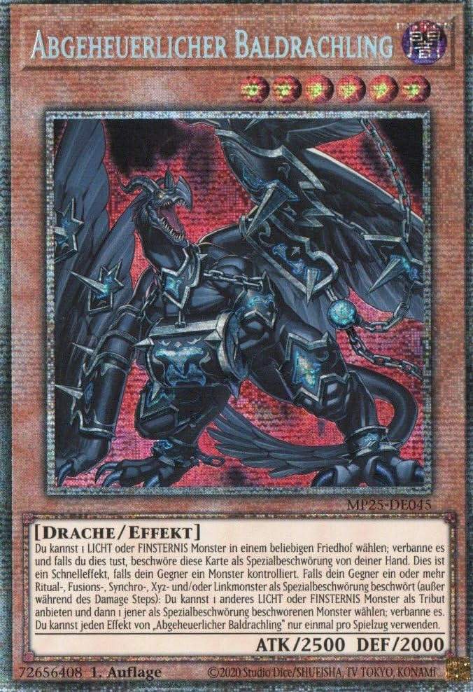 MZTCG Yugioh Abhorious Baldrachling MP25-DE045 - German