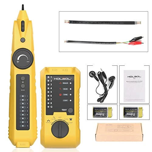 Network Cable Tester - RJ11 RJ45 Telephone Line Test