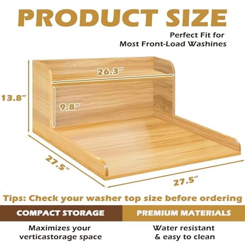 Washer Dryer Countertop - Universal Fit for Most Machines