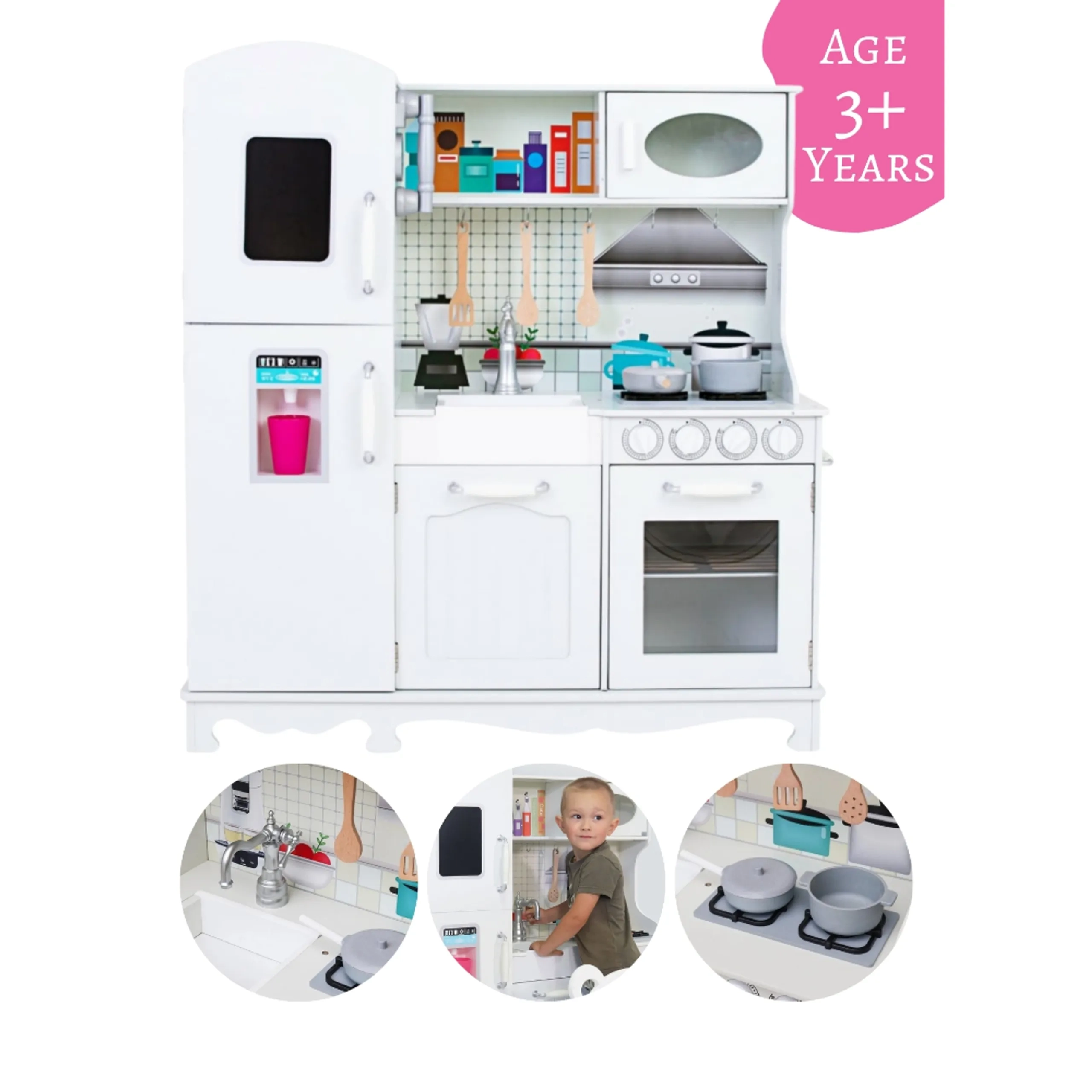 Wooden Kitchen Set - Montessori (GF-W10C409)