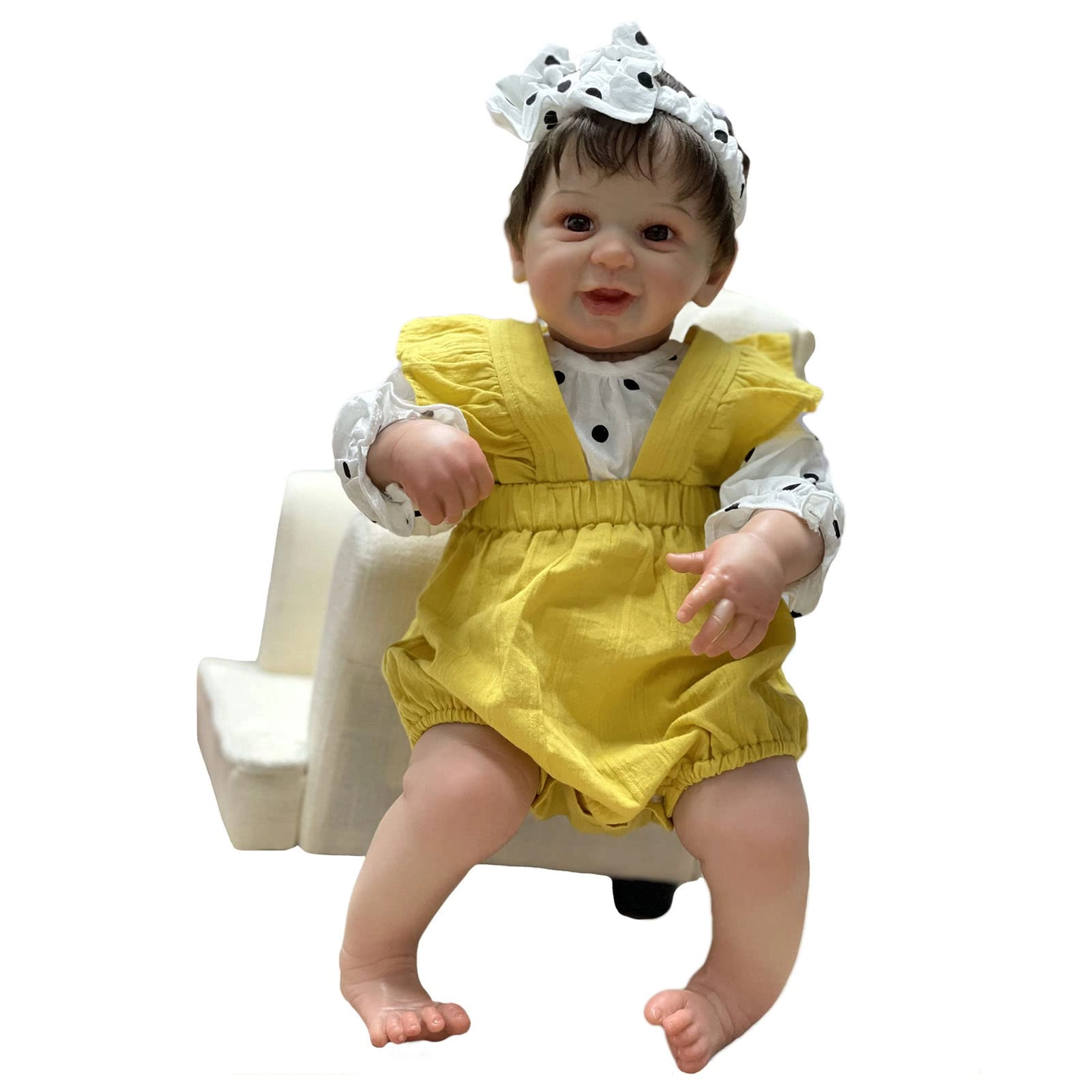 Rebirth Baby Doll - 20 Inch Vinyl Cotton Body Blue Eyes
