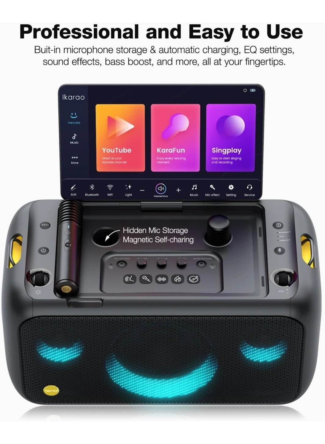 Break X1 - 2 wireless microphones 800W peak to peak power