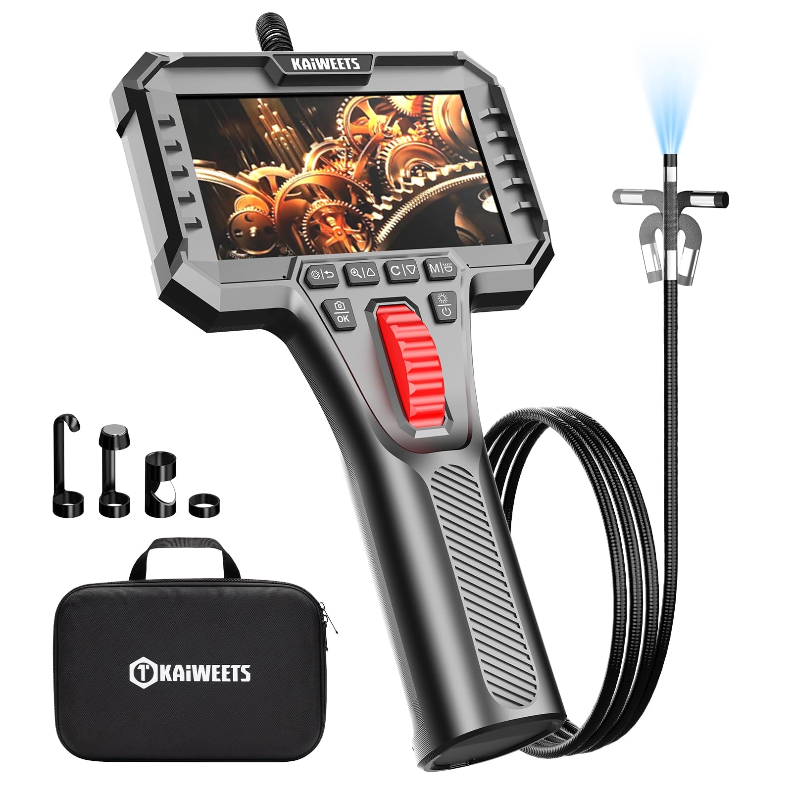 Two-Way Articulating Borescope Camera - 0.25in 5.3FT