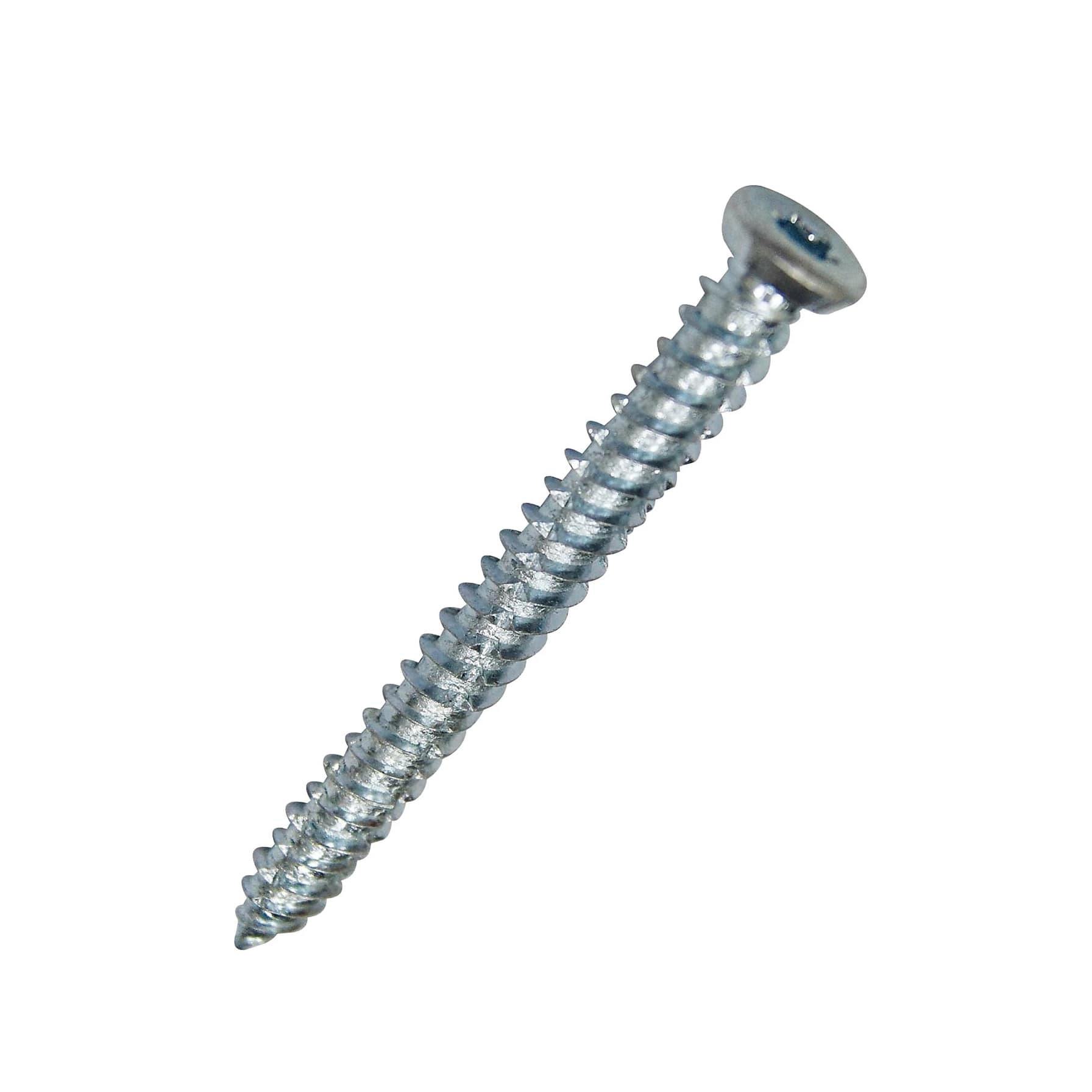 Diall Zinc-Plated Steel Concrete Screw Pack 7.5mm 132mm