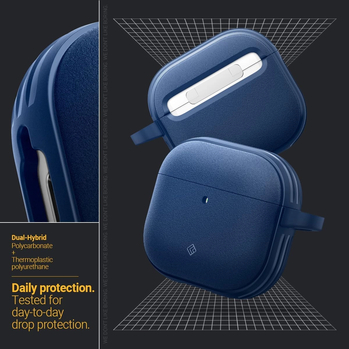 Case for AirPods 4 - Mil Grade Drop Protection