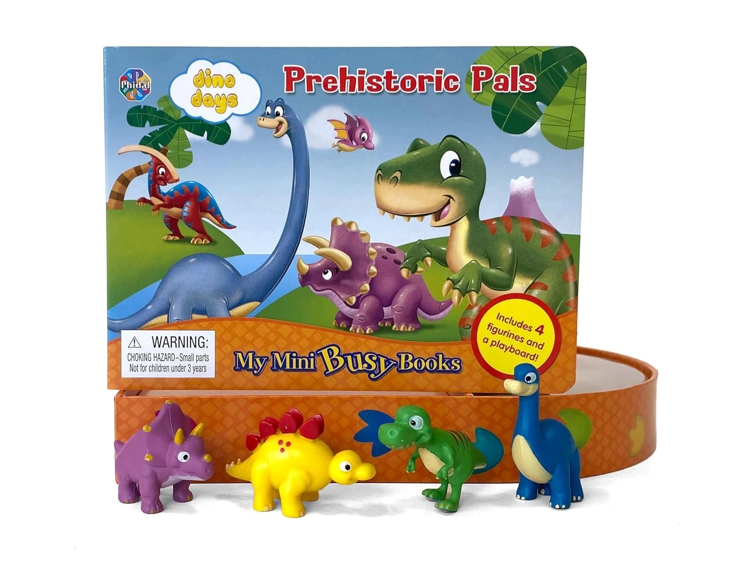 Prehistoric Pals My Mini Busy Board Book - 3 years+