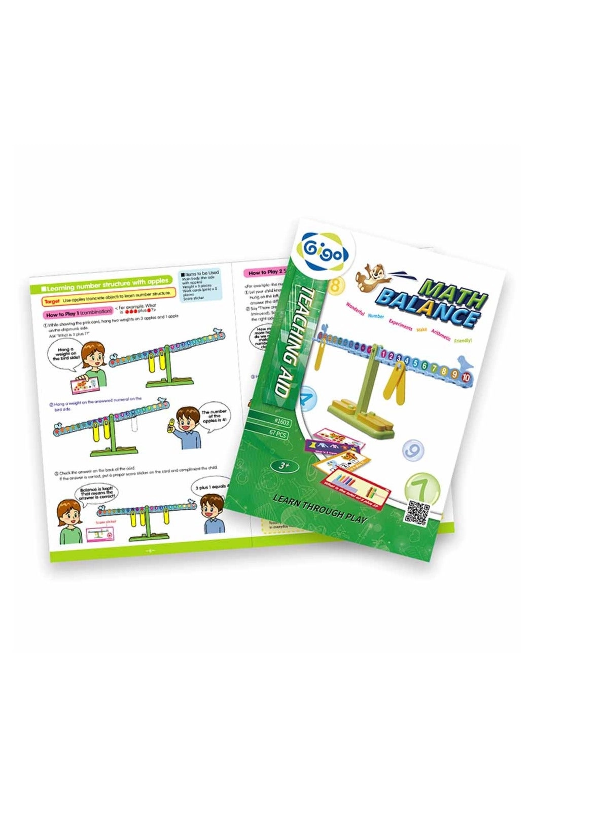 Math Balance Educational Toy Engineer - 4 years+ 67 pieces